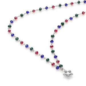 Collana in Argento con cristalli